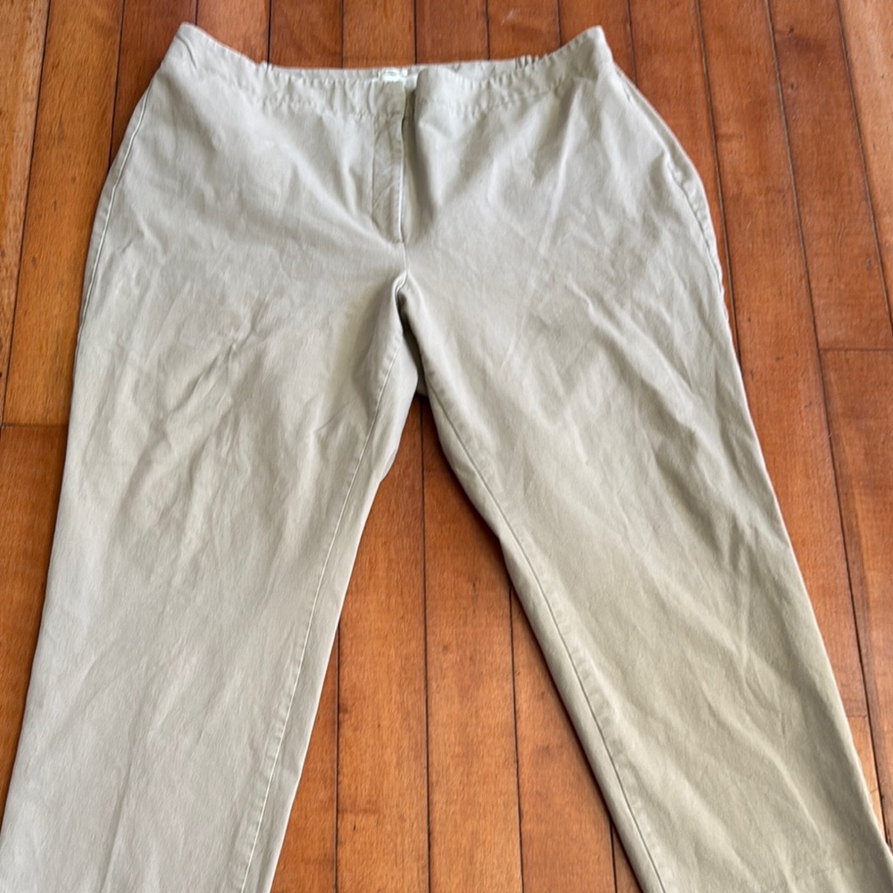 Talbots Tan Chinos Classic Lightweight Design